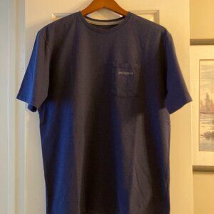 PRE OWNED PATAGONIA BULE TEE LARGE